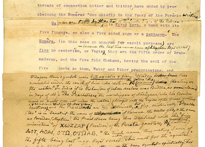 Analysis of the ‘Würzburg Manuscript’ of The Secret Doctrine&nbsp;(1888)