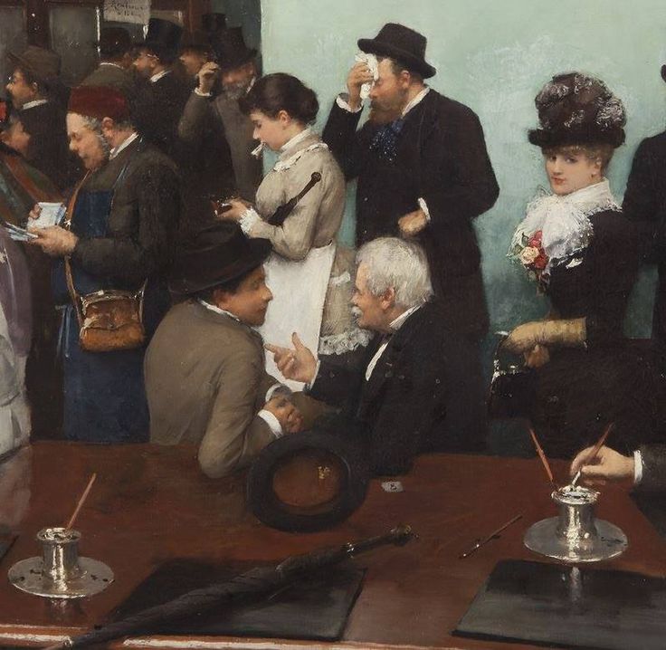 Jean Beraud, People Gathering