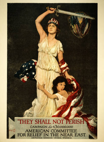 “They Shall Not Perish” (1918) Poster, American Propaganda | Artist Douglas&nbsp;Volk